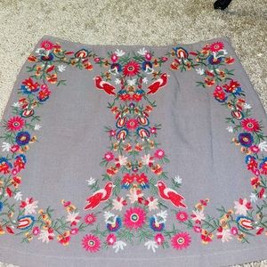 Altar’d state embroidered skirt